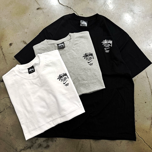 스투시 STUSSY x NIKE 자수 티셔츠