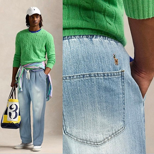 랄프로렌 Polo ralphlauren 린넨 데님 팬츠