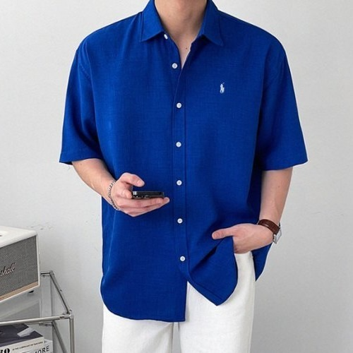 랄프로렌 Polo ralphlauren 린넨 반팔 셔츠