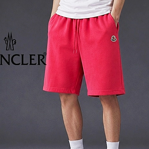 Moncler 홀로그램 패치 원턱 와이드 반바지