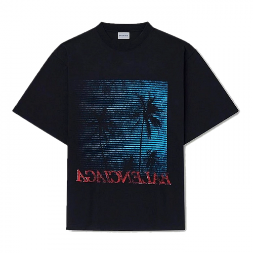 BALENCIAGA 홀리데이 로고 티셔츠