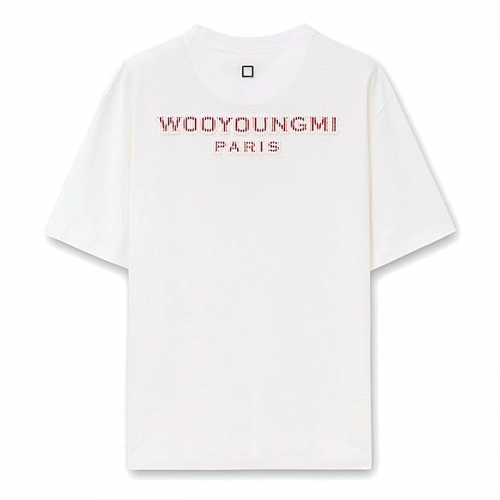 우영미 WOOYOUNGMI 터프트 로고 티셔츠
