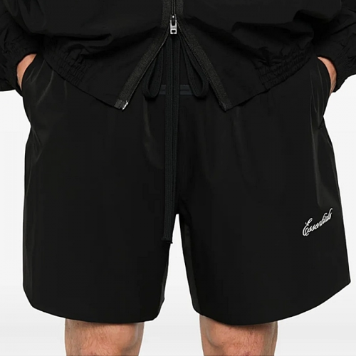 FEAR OF GOD ESSENTIALS 자수로고 사커핏 나일론 반바지
