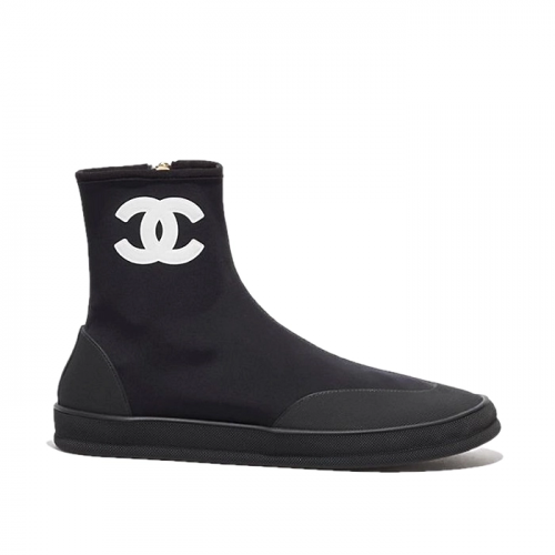 CHANEL 코코비치 믹스드 파이버 쇼트 부츠