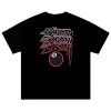 STUSSY 레드볼 배색 티셔츠