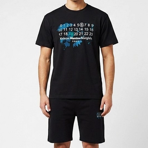 Maison Margiela 넘버 로고 페인트 하프 셋업 SET