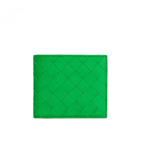 BOTTEGA VENETA 인트레치아토 폴더 지갑 - 그래스