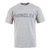 Moncler 가죽 레터링 로고 티셔츠