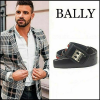 발리 BALLY B로고 삼선 벨트
