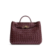BOTTEGA VENETA 미디엄 안디아모 - 딥 마호가니