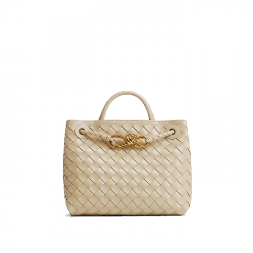 BOTTEGA VENETA 스몰 안디아모 - 에크루