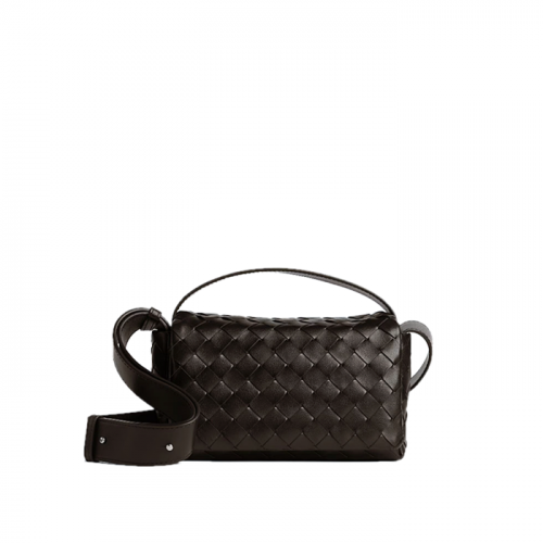BOTTEGA VENETA 미니 인트레치아토 플랩 백 - 폰단트