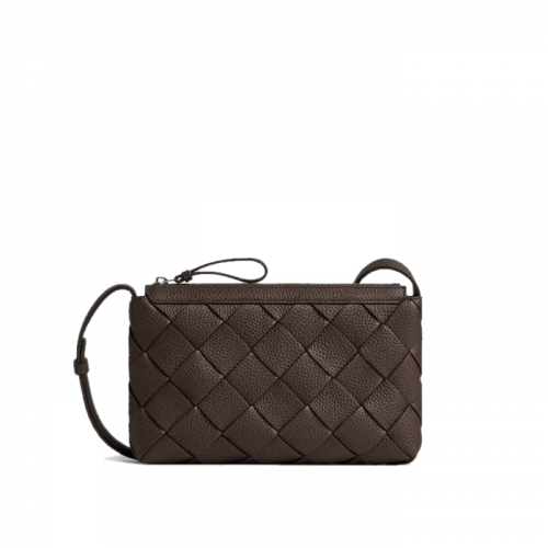 BOTTEGA VENETA 디아고 지퍼 메신저 백 - 폰단트
