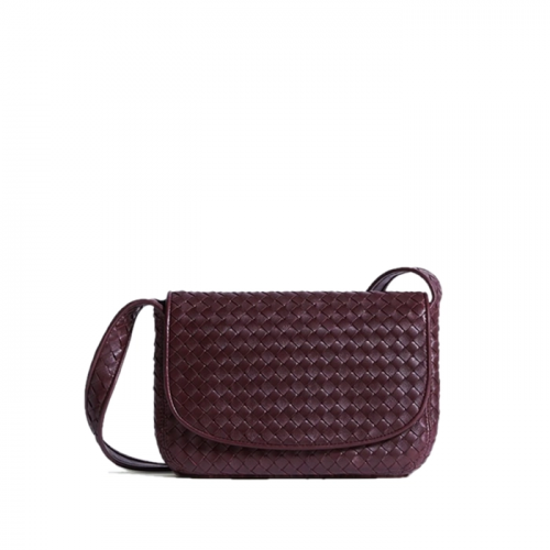 BOTTEGA VENETA 베네토 메신저 백 - 딥 마호가니