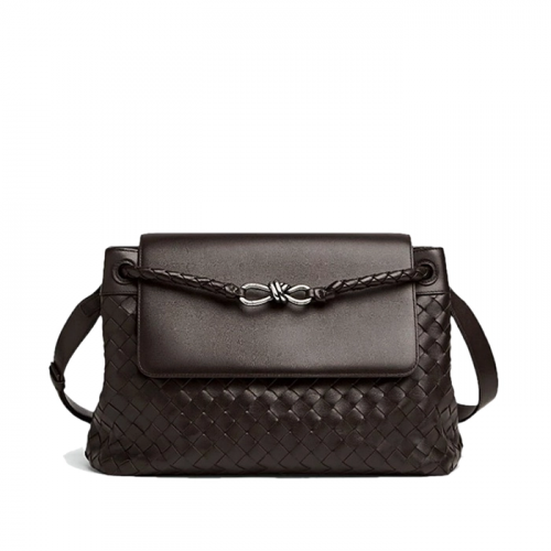 BOTTEGA VENETA 미디엄 안디아모 메신저 백