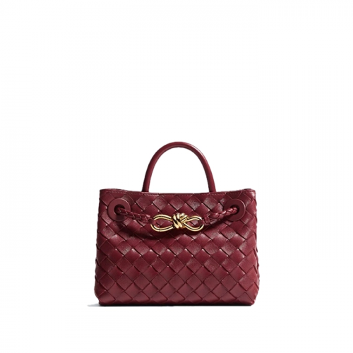 BOTTEGA VENETA 미니 안디아모 - 라바 레드