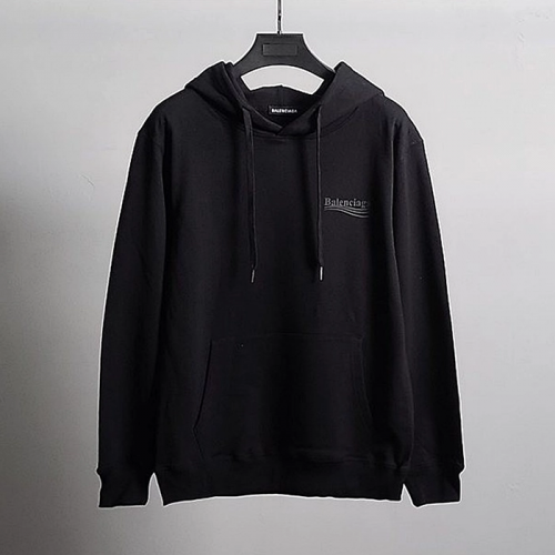 BALENCIAGA 블랙 코튼 후드