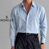 Moncler 레드라인 패치 리사이클 오버핏 코튼셔츠