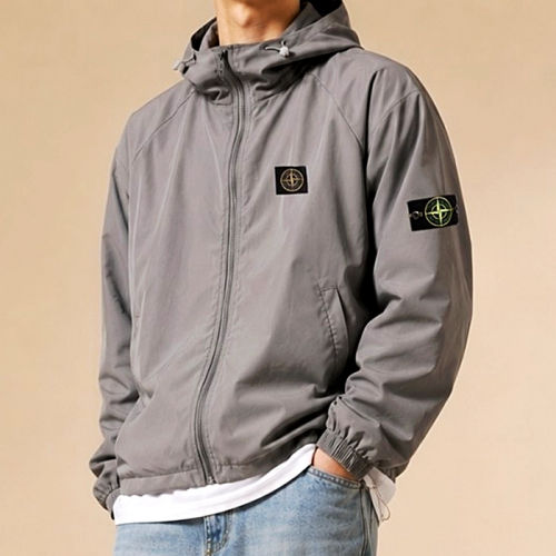 STONE ISLAND 프로 나일론 윈드브레이커 바람막이