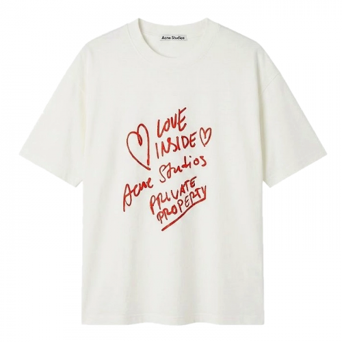 Acne Studios 러브 인사이드 티셔츠