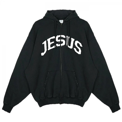 VETEMENTS 지저 스크라이스트 후디 집업