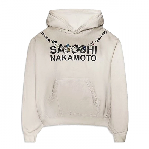 SATOSHI NAKAMOTO 엠블리쉬드 후디