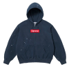 Supreme x  MM6 Maison Margiela 스플레쉬 박스 후디집업