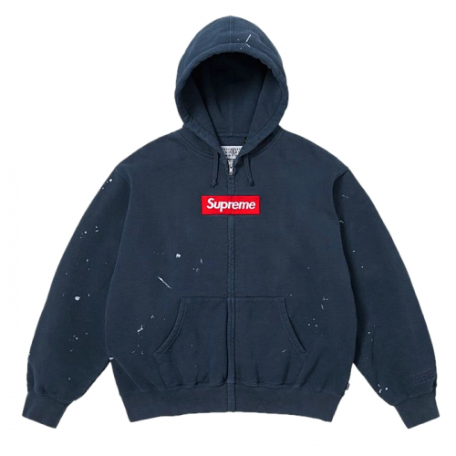Supreme x  MM6 Maison Margiela 스플레쉬 박스 후디집업