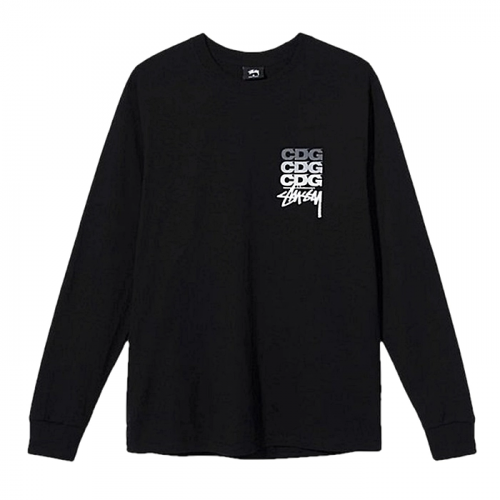 스투시 STUSSY x CDG 닷 롱슬리브