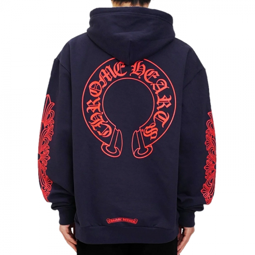 Chrome Hearts 홀스슈 플로랄 후드 스웨트 셔츠
