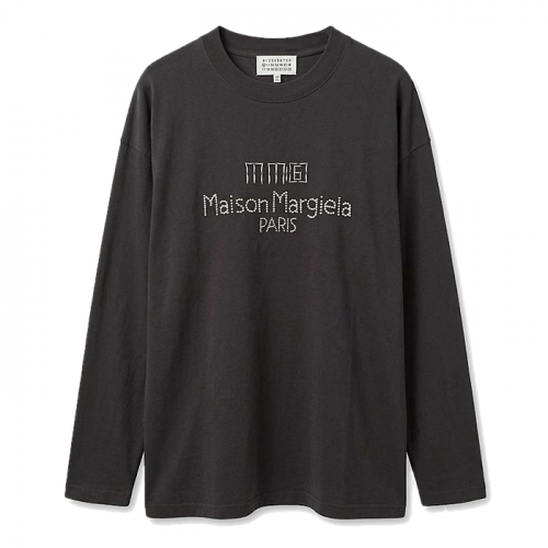 Maison Margiela 디스티드 넘버패치 롱슬리브
