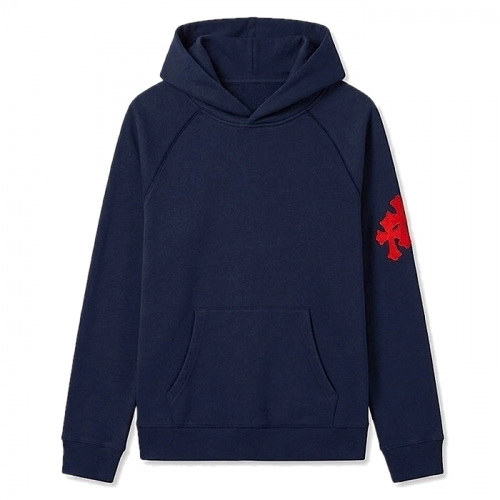 Chrome hearts 레드 크로스 패치 후디