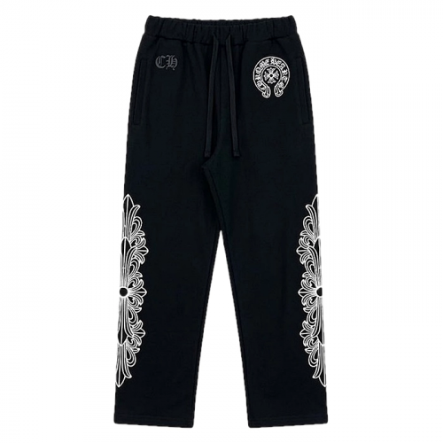 Chrome hearts 플로랄 로고드 스웻팬츠