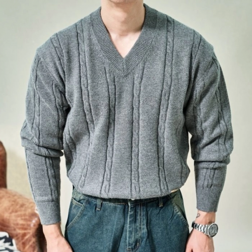 Loro Piana 캐시미어 V넥 니트