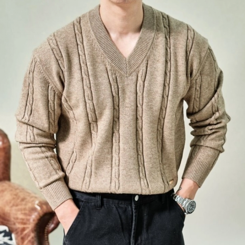 Loro Piana 캐시미어 V넥 니트