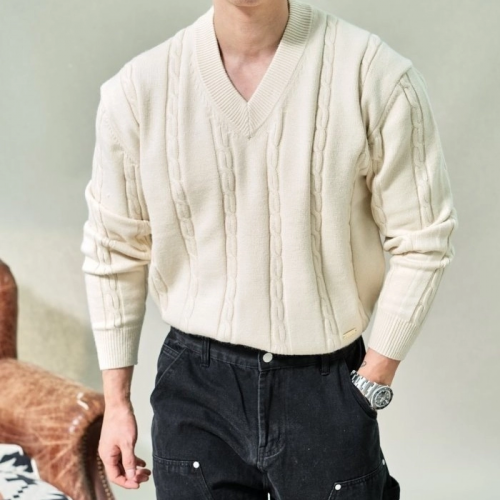 Loro Piana 캐시미어 V넥 니트