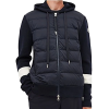 MONCLER 프런트 니트다운 후드 패딩