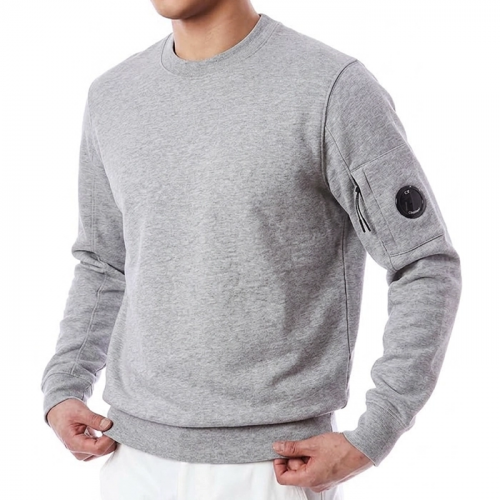 CP.COMPANY 렌즈와펜패치 지퍼포켓 밴딩 기모 맨투맨