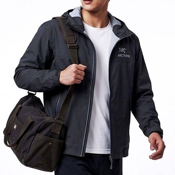 ARCTERYX 후드 고어택스 윈드 브레이커 자켓