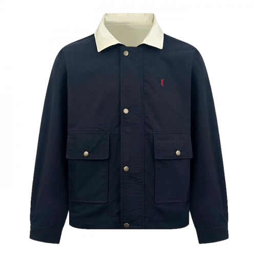 세인트로랑 SAINT LAURENT 리버서블 워크 자켓