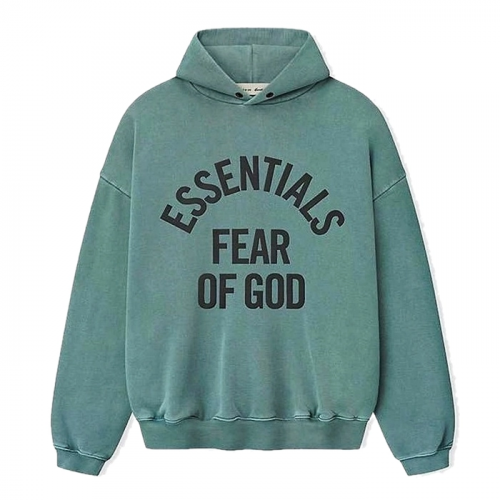FEAR OF GOD ESSENTIALS 뉴바시티로고 후디