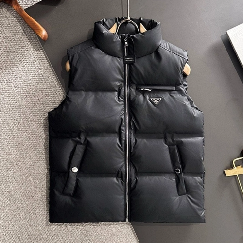 PRADA 리나일론 포켓 다운 베스트 패딩조끼
