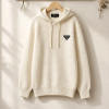 PRADA 베이직 니트 후드