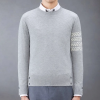 THOM BROWNE 헥터 인타르시아 라운드 니트