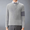 THOM BROWNE 밀라노 스티치 클래식 4바 라운드 니트