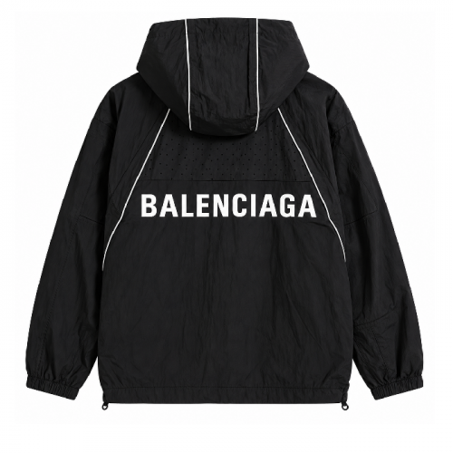 B*lenciaga  앤드 원더 브리드 립 후드 자켓