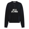 Acne Studios 디스티드 로고 스웻셔츠
