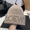 LOEWE 시그니처 브라운 자수 비니모자