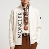 Moncler 인타르시아 레터링 하이넥 니트 집업