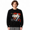 버버V 멀티 인타르시아 기사 자카드 라운드 니트
